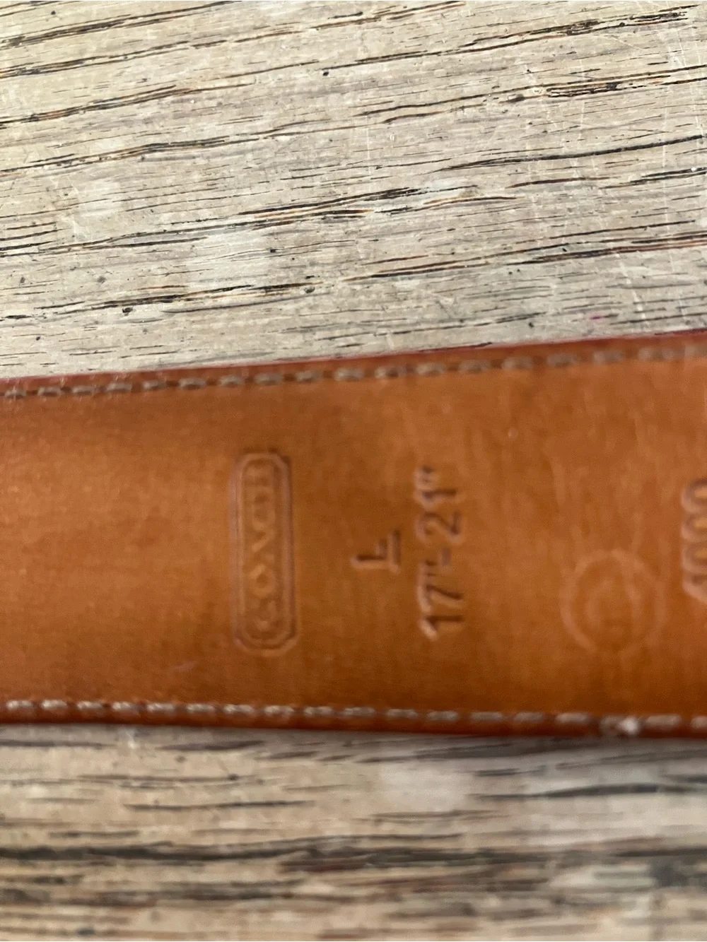 Coach Red Leather Dog Collar With Charm